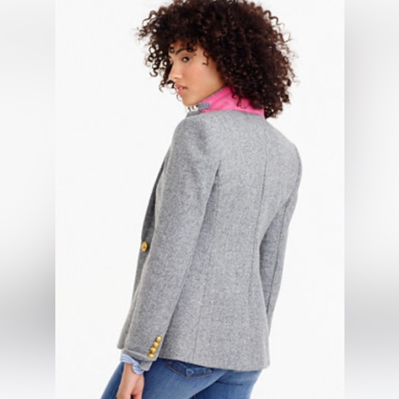J Crew Campbell Wool Blazer in Gray - size 00 - Picture 2 of 8